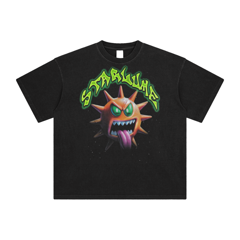 Toxic Star Enzyme Washed Tee